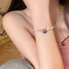 Women's Pearl Geometric Insectinspired Electroplated Hand Jewelry Bracelet