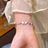 Women's Pearl Geometric Insectinspired Electroplated Hand Jewelry Bracelet