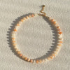 Women's Pearl Geometric Minimalist Water Wave Chain Electroplated Clavicle Necklace