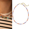Women's Pearl Geometric Minimalist Water Wave Chain Electroplated Clavicle Necklace