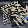 Women's Pearl Hairpin Set With Pearl Embellishment Simple Elegant Side Clip Hair Accessories