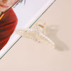 Women's Pearl Handmade Retro Fashion Geometric Hair Shark Clip
