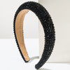 Women's Pearl Rhinestone Geometric Diamond Shiny Headband Hair Accessories