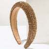 Women's Pearl Rhinestone Geometric Diamond Shiny Headband Hair Accessories