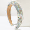 Women's Pearl Rhinestone Geometric Diamond Shiny Headband Hair Accessories