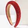 Women's Pearl Rhinestone Geometric Diamond Shiny Headband Hair Accessories