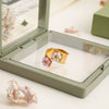 Women's Pearl Ring Jewelry Stainless Steel Geometric Style Electroplating