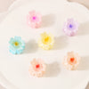 Women's Petals Hair Accessories Grab Clip With Flower Style And Paint Treatment