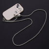 Women's Plastic And Nylon Metal Buckle Electroplated Adjustable Diagonal Mobile Phone Lanyard Jewelry With Clip