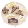 Women's Plastic And Resin Claw Clip Set With Polka Dot And Geometric Style And Baking Paint Design