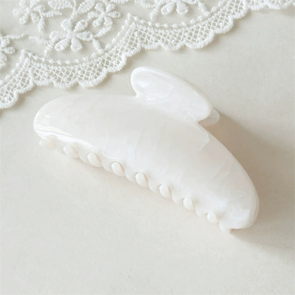 Women's Plastic And Resin Hair Clip Fashion Ol Style Ink Texture Polish Processed
