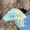 Women's Plastic And Resin Hair Clip With Butterfly And Egg Flower Design And Uv Plating