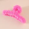 Women's Plastic And Resin Handmade Simple Geometric Stuffed Furry Shark Hair Clip