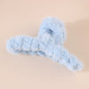 Women's Plastic And Resin Handmade Simple Geometric Stuffed Furry Shark Hair Clip