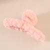 Women's Plastic And Resin Handmade Simple Geometric Stuffed Furry Shark Hair Clip