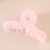 Women's Plastic And Resin Handmade Simple Geometric Stuffed Furry Shark Hair Clip