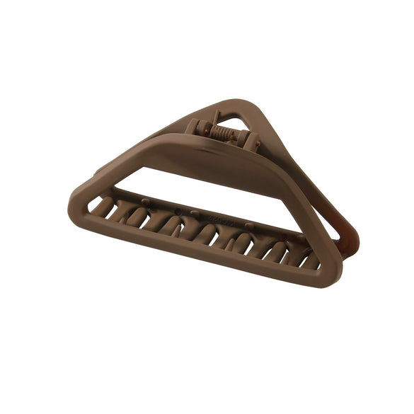 Women's Plastic And Resin Hollow Triangle Hairpin With Baking Varnish And Simple Geometric Design