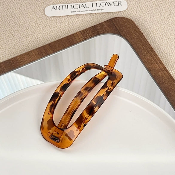Women's Plastic And Resin Oval Fashion Hairpin Headwear Hair Accessories