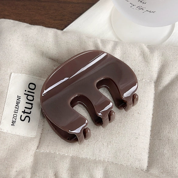Women's Plastic And Resin Simple Geometric Handmade Pumpkin Hair Clip Hair Accessory