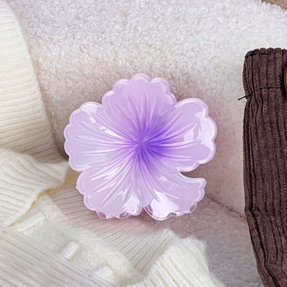 Women's Plastic Handmade Small Fresh Curly Heart Flower Grip Hairpin Hair Accessories