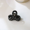 Women's Plastic Resin Bow Tie Hairpin Baking Paint Lovely Style