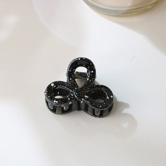 Women's Plastic Resin Bow Tie Hairpin Baking Paint Lovely Style