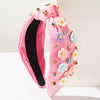 Women's Plastic Resin Diamond Flower Headband In Baroque Style Fashion Hair Accessories