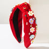 Women's Plastic Resin Diamond Flower Headband In Baroque Style Fashion Hair Accessories