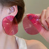 Women's Plastic Resin Geometric Electroplated Fashion Earrings