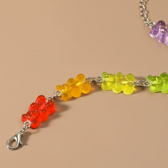 Women's Plastic Resin Geometric Handmade Candy Bracelet
