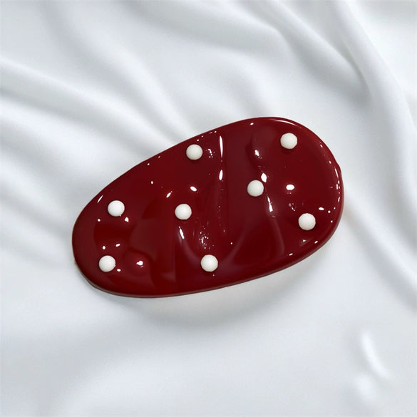 Women's Plastic Resin Handmade Duckbill Clip Hairpin Sweet Candy Color Cute Headwear