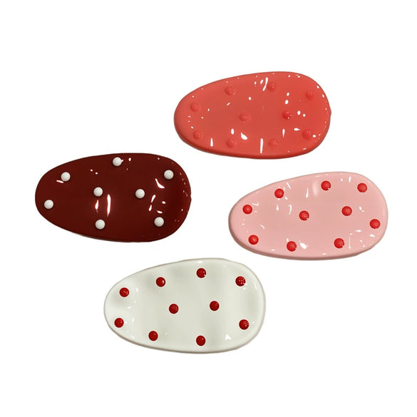Women's Plastic Resin Handmade Duckbill Clip Hairpin Sweet Candy Color Cute Headwear