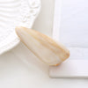 Women's Plastic Resin Handmade Duckbill Clip Hairpin With Marble Pattern Fashion Accessories