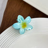 Women's Plastic Resin Handmade Egg Flower Hair Clip