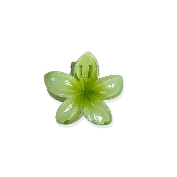 Women's Plastic Resin Handmade Egg Flower Hair Clip
