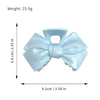 Women's Plastic Resin Handmade Fivepointed Star Hair Accessories Shark Clip In Iceclear Mint Blue And Cream Blue