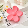 Women's Plastic Resin Handmade Flower Grab Clip Hair Accessories