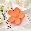 Women's Plastic Resin Handmade Flower Grab Clip Hair Accessories