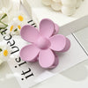 Women's Plastic Resin Handmade Frosted Flower Disc Hair Clip Headwear Hair Accessories