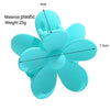 Women's Plastic Resin Handmade Frosted Flower Disc Hair Clip Headwear Hair Accessories