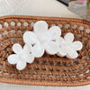 Women's Plastic Resin Handmade Little Fresh Style Plants Flowers Hair Grab Clip