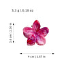 Women's Plastic Resin Handmade Little Fresh Style Plants Flowers Hair Grab Clip