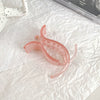 Women's Plastic Resin Handmade Popular Style High Ponytail Small Grasp Hair Clip