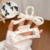 Women's Plastic Resin Handmade Simple Polkadot Hair Grip Hairpin