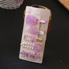 Women's Plastic Resin Handmade Sweet Flower Duckbill Clip Hair Accessory