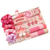 Women's Plastic Resin Little Fresh Style Spray Painted High Stretch Large Intestine Hair Ring Flower Clip Headdress Hair Accessories