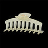 Women's Plastic Resin Macaron Shape Hair Claw Clip With Baking Paint And Jelly Frosted Effect For Summer