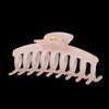 Women's Plastic Resin Macaron Shape Hair Claw Clip With Baking Paint And Jelly Frosted Effect For Summer