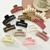 Women's Plastic Resin Shark Clip Handmade Simple Hairpin Hair Accessories