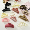Women's Plastic Resin Shark Clip Handmade Simple Hairpin Hair Accessories